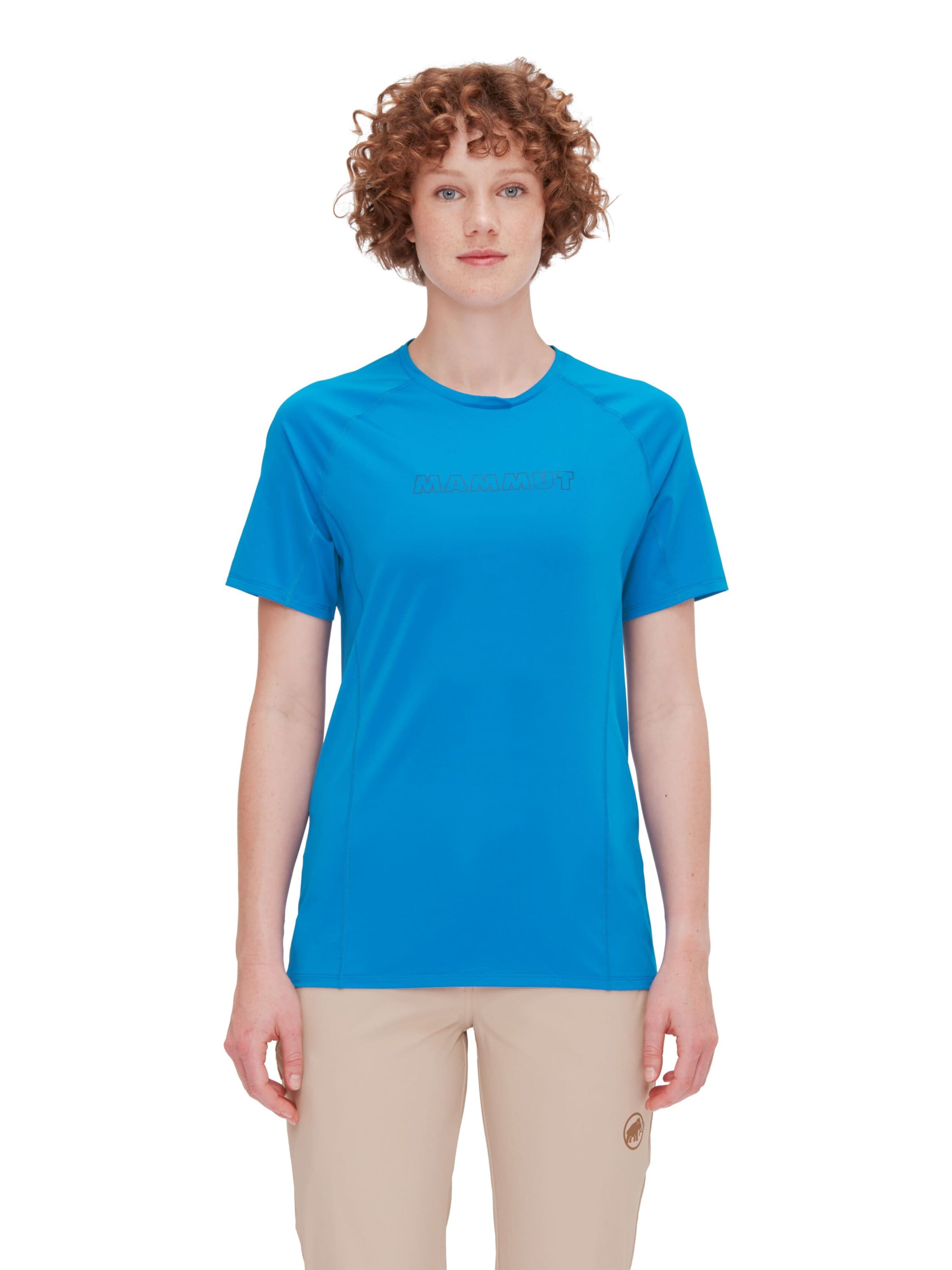 MAMMUT Performance Shirt in Blue: front