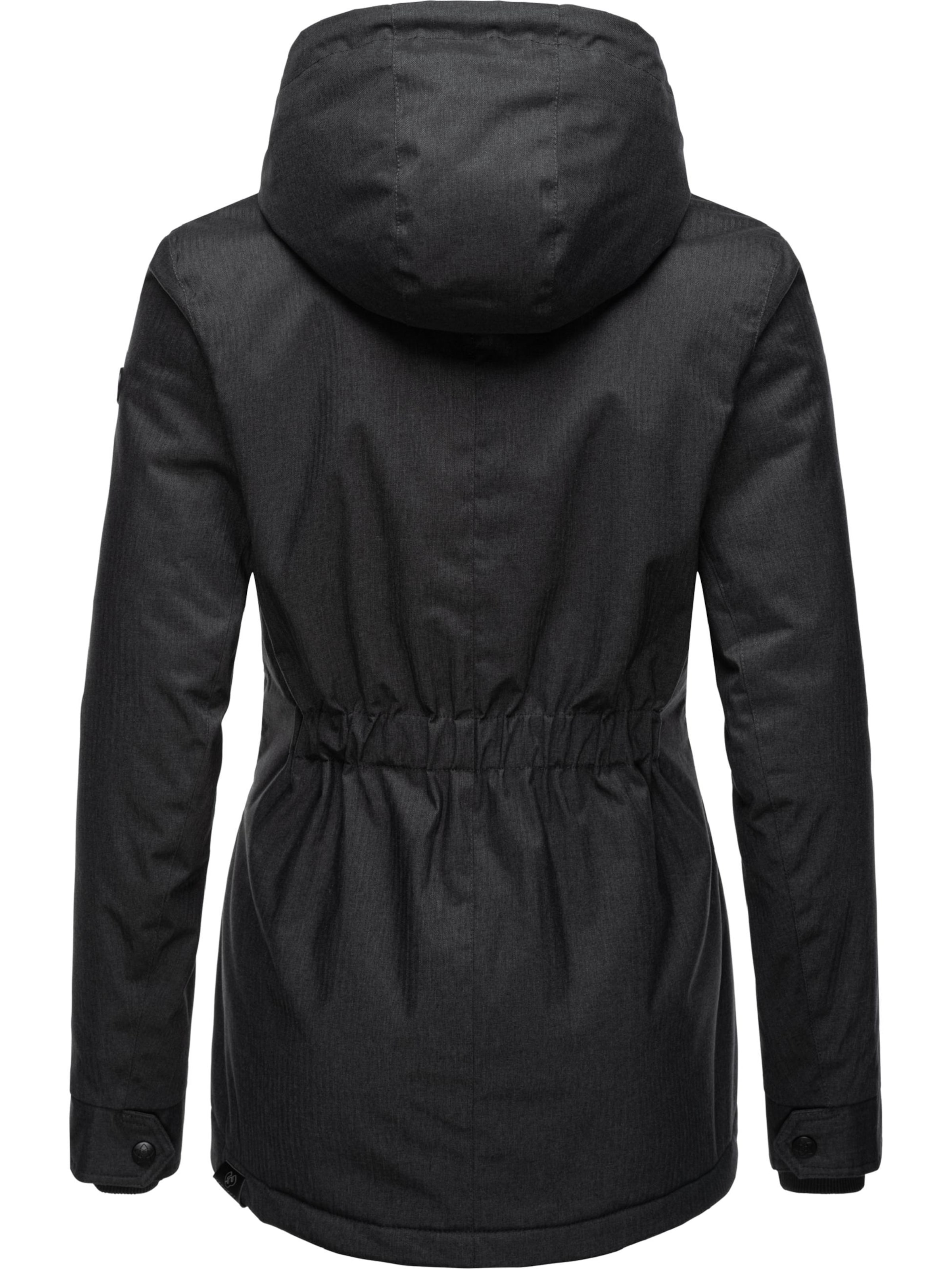 Ragwear Kurtka zimowa 'Monade' w kolorze czarny