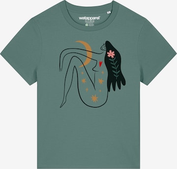 T-shirt 'Love And Flex' Watapparel en vert : devant
