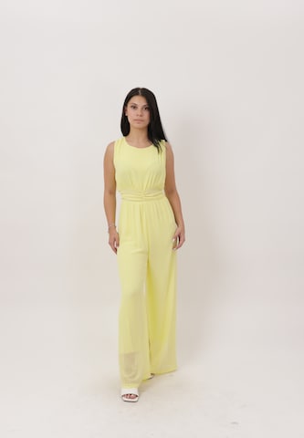 Elara Jumpsuit in Yellow: front