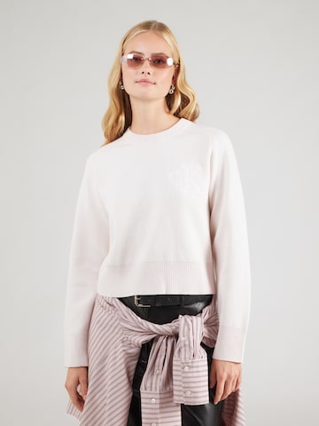 Calvin Klein Jeans Πουλόβερ σε γκρι: μπροστά