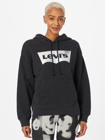 LEVI'S ® Sweatshirt 'Graphic Standard Hoodie' in Black: front