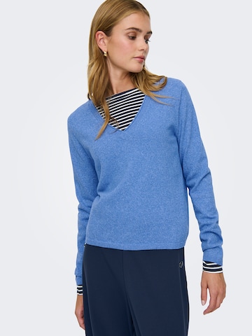 Pull-over 'ONLLOYAL' ONLY en bleu