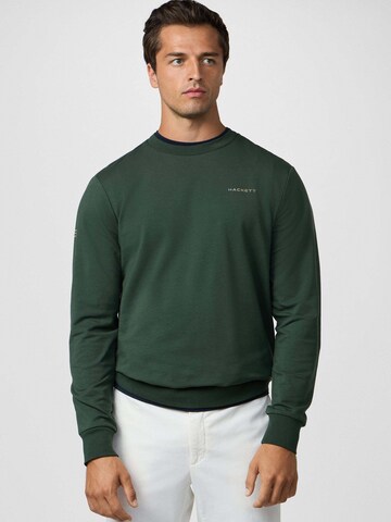 Hackett London Sweatshirt 'Essential' in Grün: Vorderseite
