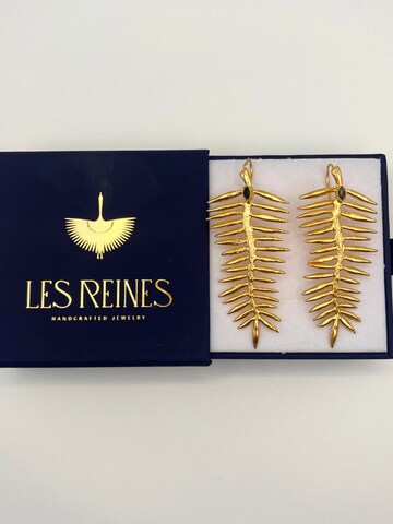 Les ReinesNaušnice 'Golden Quill' - zlatna boja