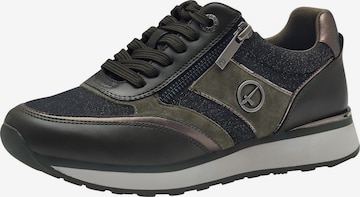 Tamaris Platform trainers in Green: front