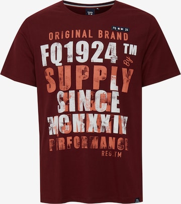 FQ1924 T-Shirt 'WERNO' in Rot: predná strana