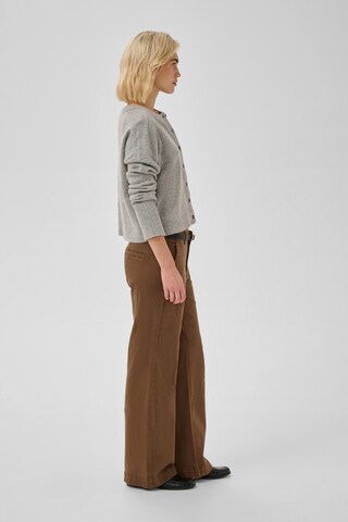 My Essential Wardrobe Wide leg Broek in Bruin