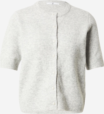 Hailys Strickjacke 'Pe44rla' in Grau: Vorderseite