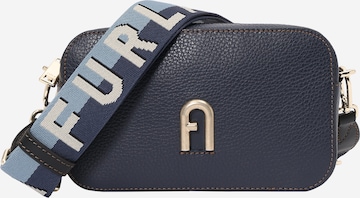 FURLA - Mala de ombro 'PRIMULA MINI' em azul: frente