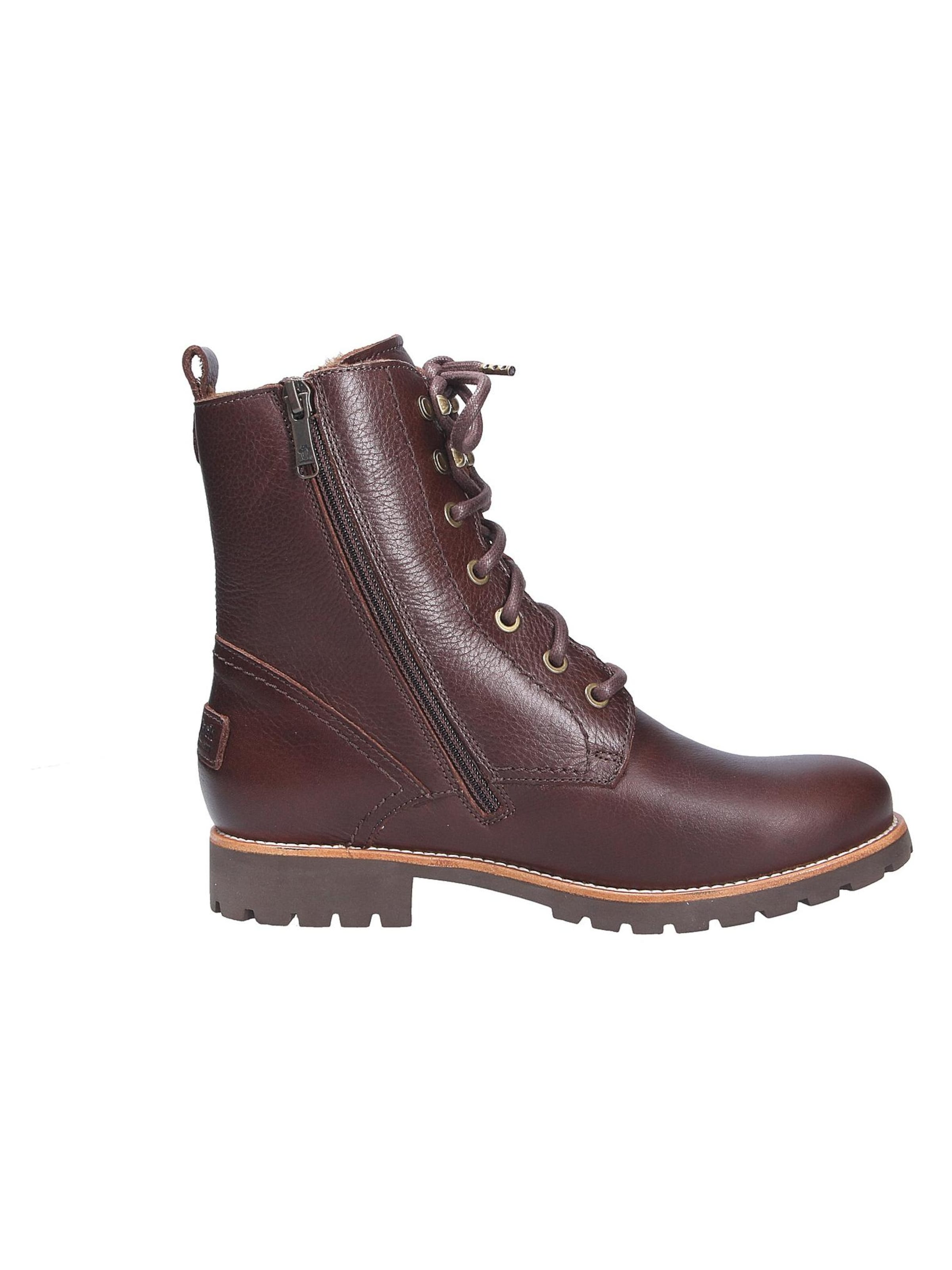 PANAMA JACK Lace-Up Boots 'FARA' in Brown