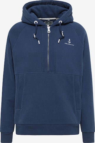 DreiMaster Maritim Kapuzenpullover in Blau: predná strana