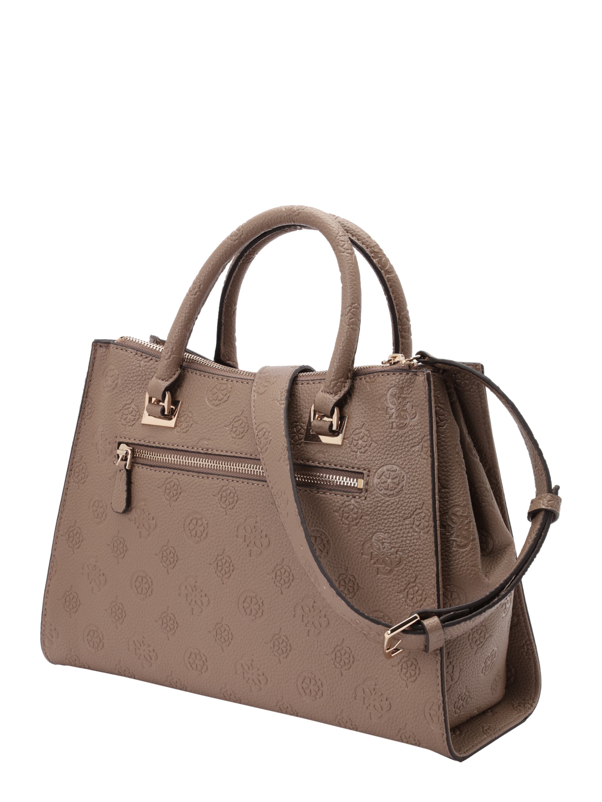 GUESSRučna torbica 'CRESIDIA II SOCIETY SATCHEL' - bež boja