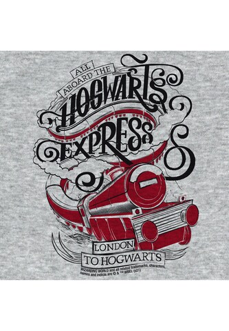 LOGOSHIRT Baby-Body 'Harry Potter - Hogwarts Express-Print' in Grau