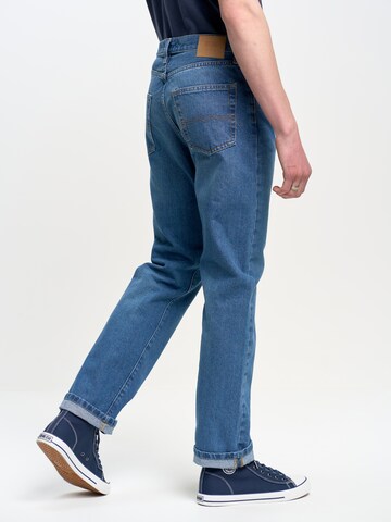 BIG STAR Regular Jeans 'Trent' in Blauw
