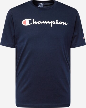 Champion Authentic Athletic Apparel T-Shirt in Blau: predná strana