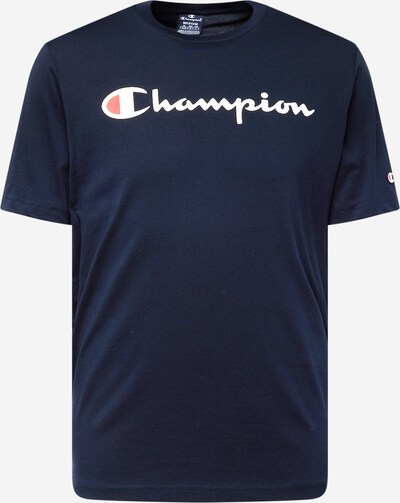 Champion Authentic Athletic Apparel T-Shirt in dunkelblau / rot / weiß, Produktansicht
