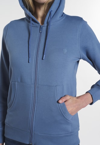 DENIM CULTURE Sweat jacket 'Yasenia' in Blue