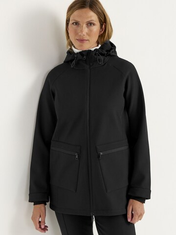 Cellbes of Sweden Between-seasons parka in Black: front