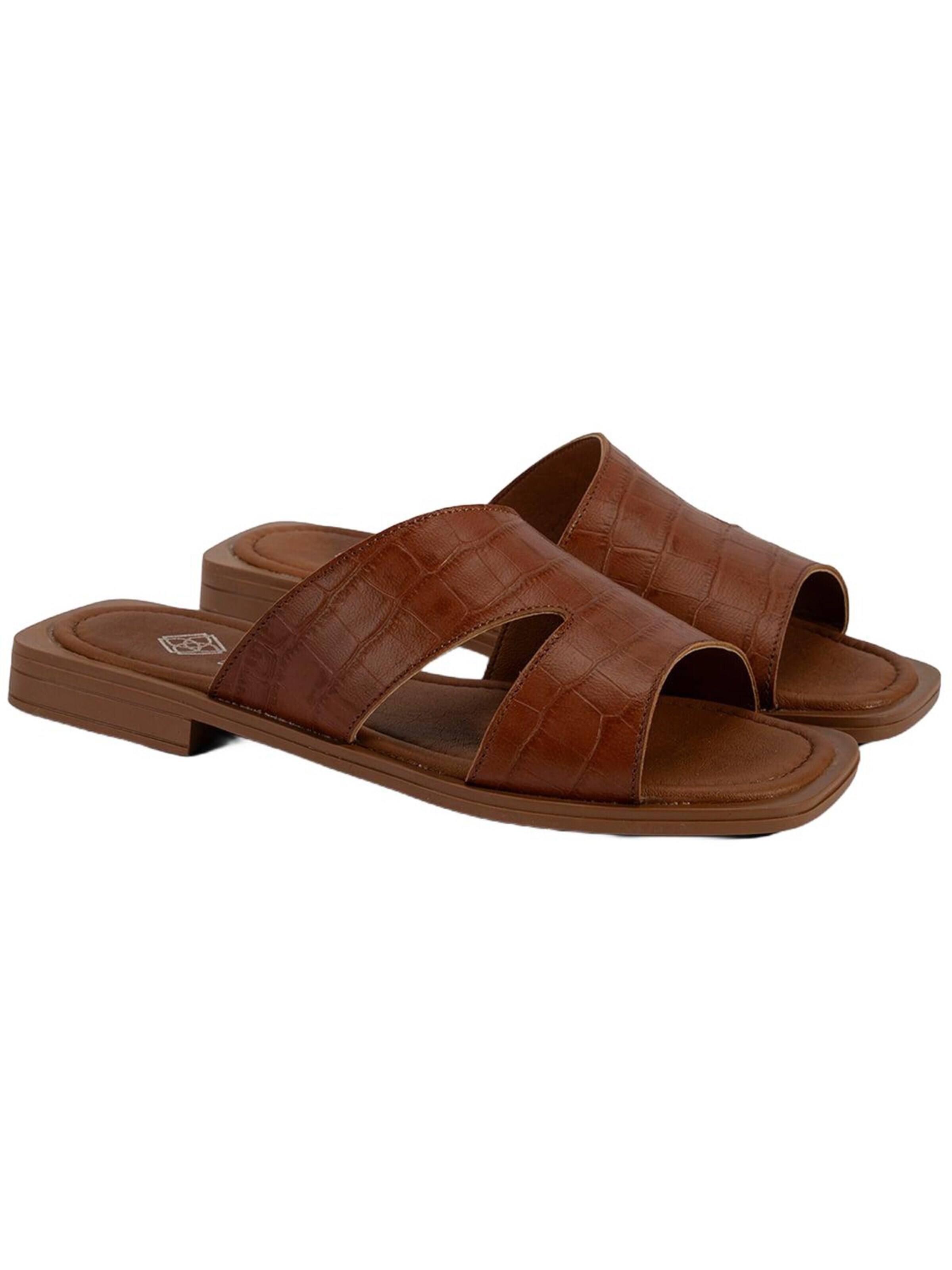 Desa Mule 'Folien' in Brown: front