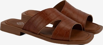 Mule 'Folien' Desa en marron : devant