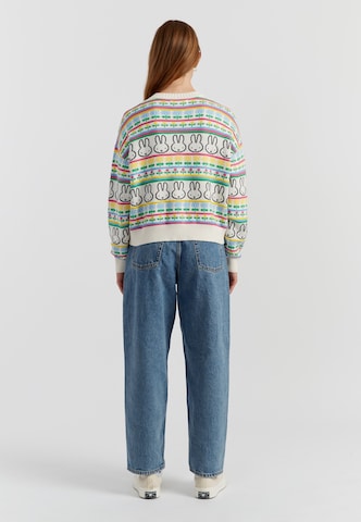 Chinti & Parker Cardigan 'Miffy Fairisle' i hvid