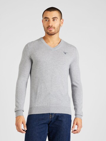 Pull-over GANT en gris : devant