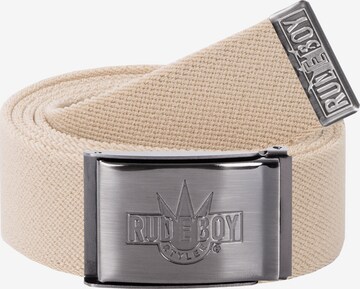 Rudeboy Stylee Gürtel 'Stretch Rudeboy Matt' in Beige: Vorderseite