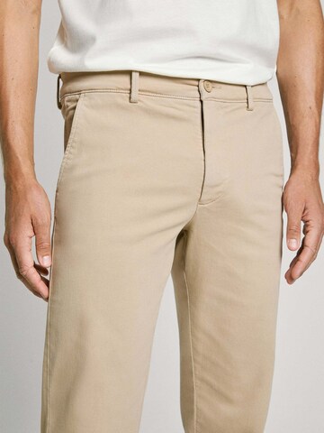 Pepe Jeans Slimfit Broek 'Gymdigo' in Beige