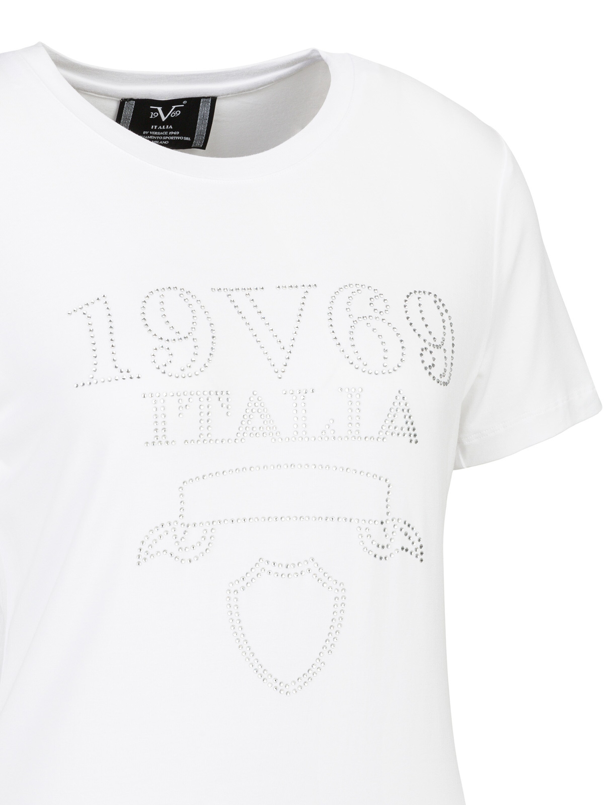 19V69 ITALIA Футболка 'Bella Stones' в Белый