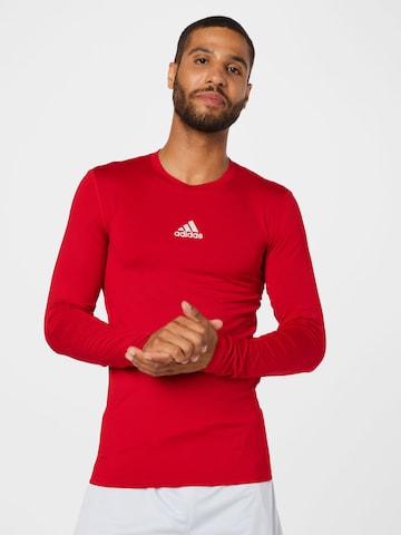 raudona ADIDAS SPORTSWEAR Sportiniai marškinėliai 'Compression': priekis