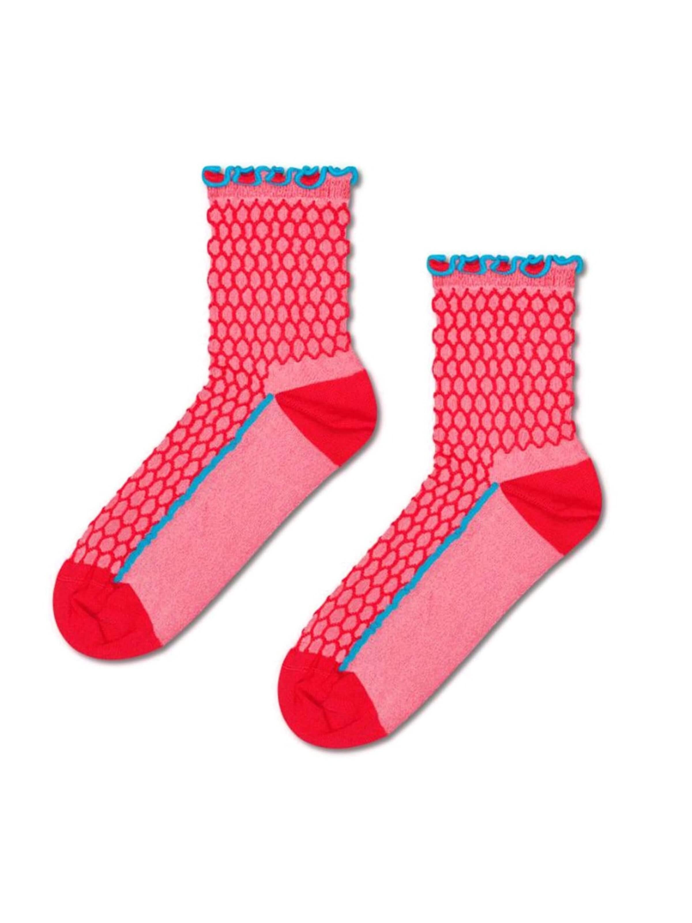 Calzino di Happy Socks in rosso: frontale