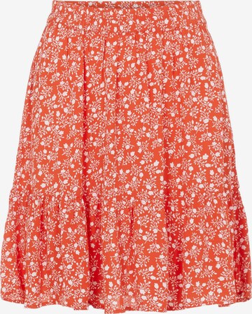 PIECES Skirt 'Rebecca' in Red