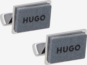 HUGO Cufflinks 'E-Stone' in Grey: front