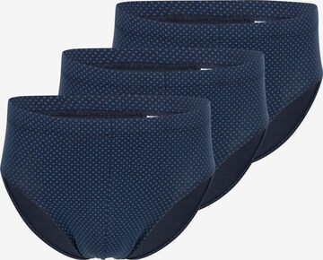 SCHIESSER Slip 'Cotton Casual Organic Cotton' in Blauw: voorkant