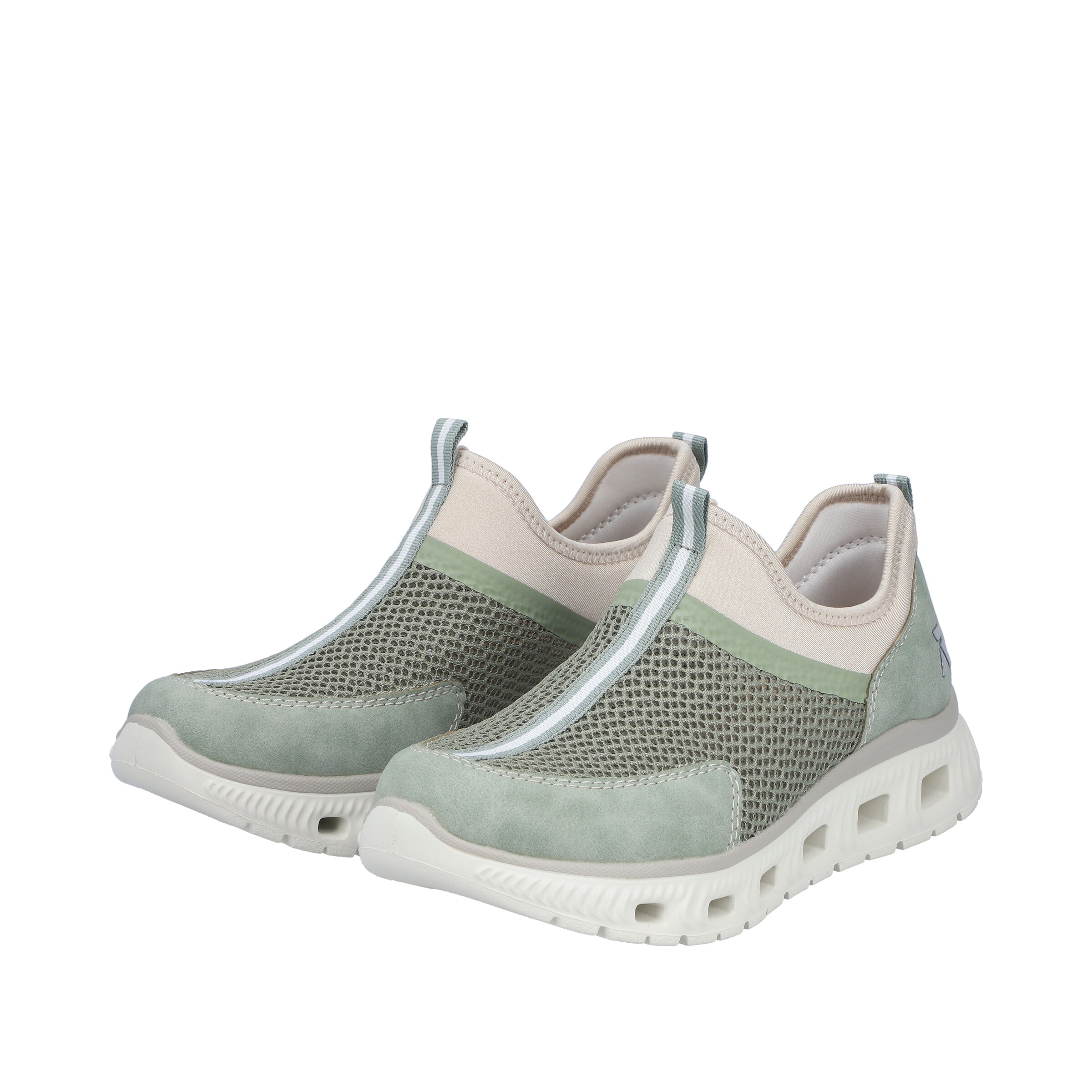 Rieker Slipper in Grün