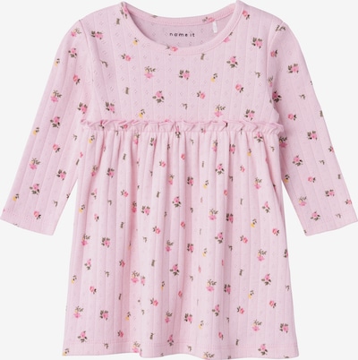 NAME IT Robe 'DANINA' en kaki / rose / rose, Vue avec produit