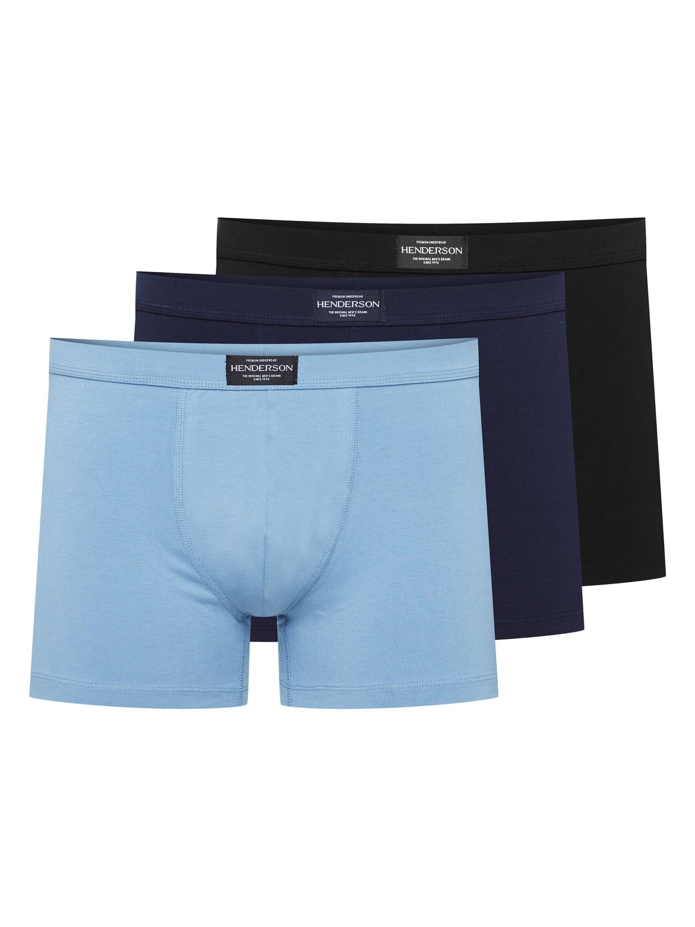 Henderson Boxershorts 'Boxershorts 3er-Pack aus Baumwolle Mix Atmungsaktiv bequem Main'‌‌‌‌‌‌‌‌‌‌ in Mischfarben: Vorderseite
