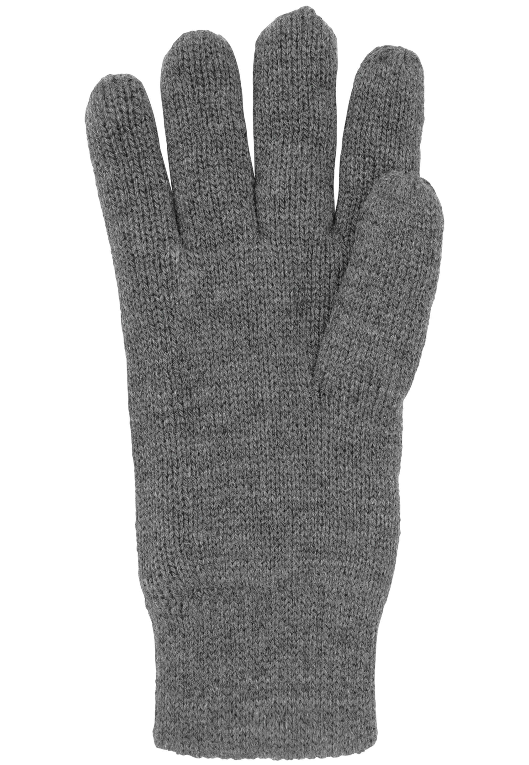 INDICODE JEANS Full finger gloves 'Jason' in Grey