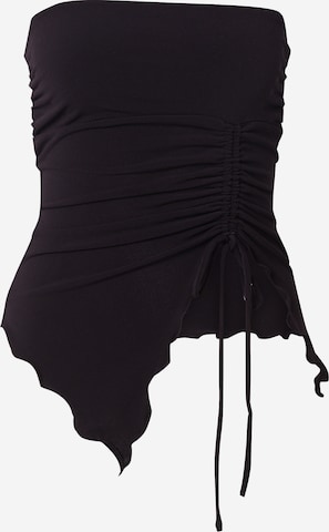 BDG Urban Outfitters Топ в Черный: спереди
