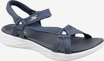 SKECHERS Sandaal 'Skechers On the GO 600 - Brilliancy' in Blauw: voorkant