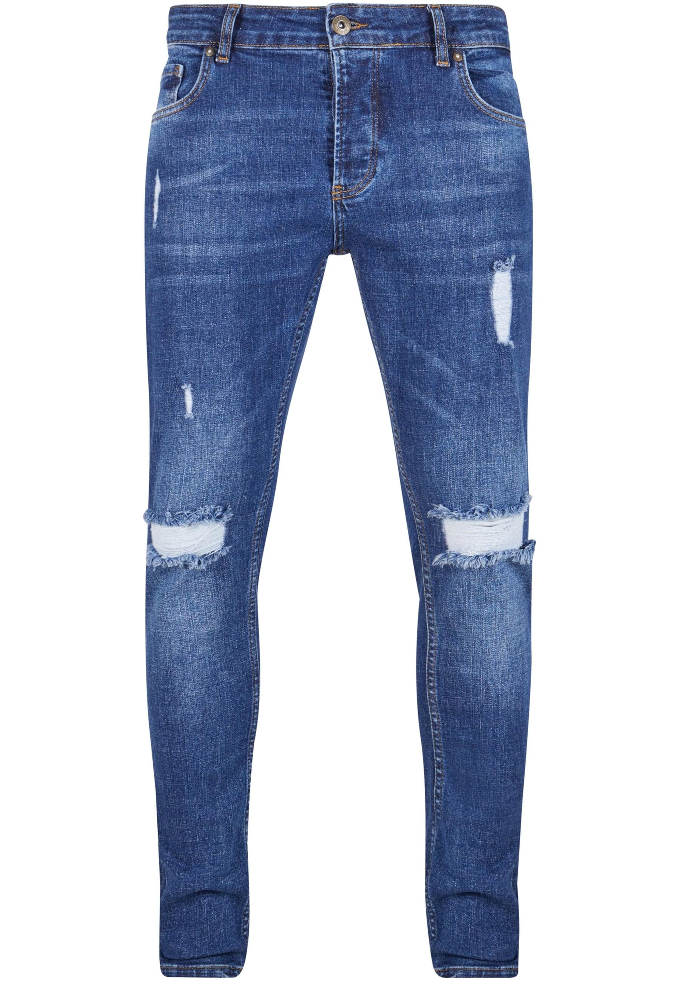 2Y Premium Skinny Jeans in Blue: front