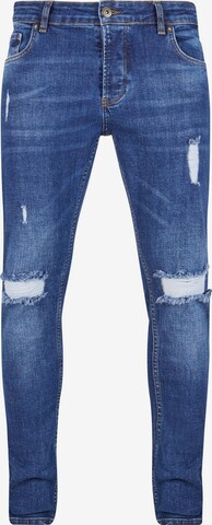 2Y Premium Skinny Jeans in Blue: front