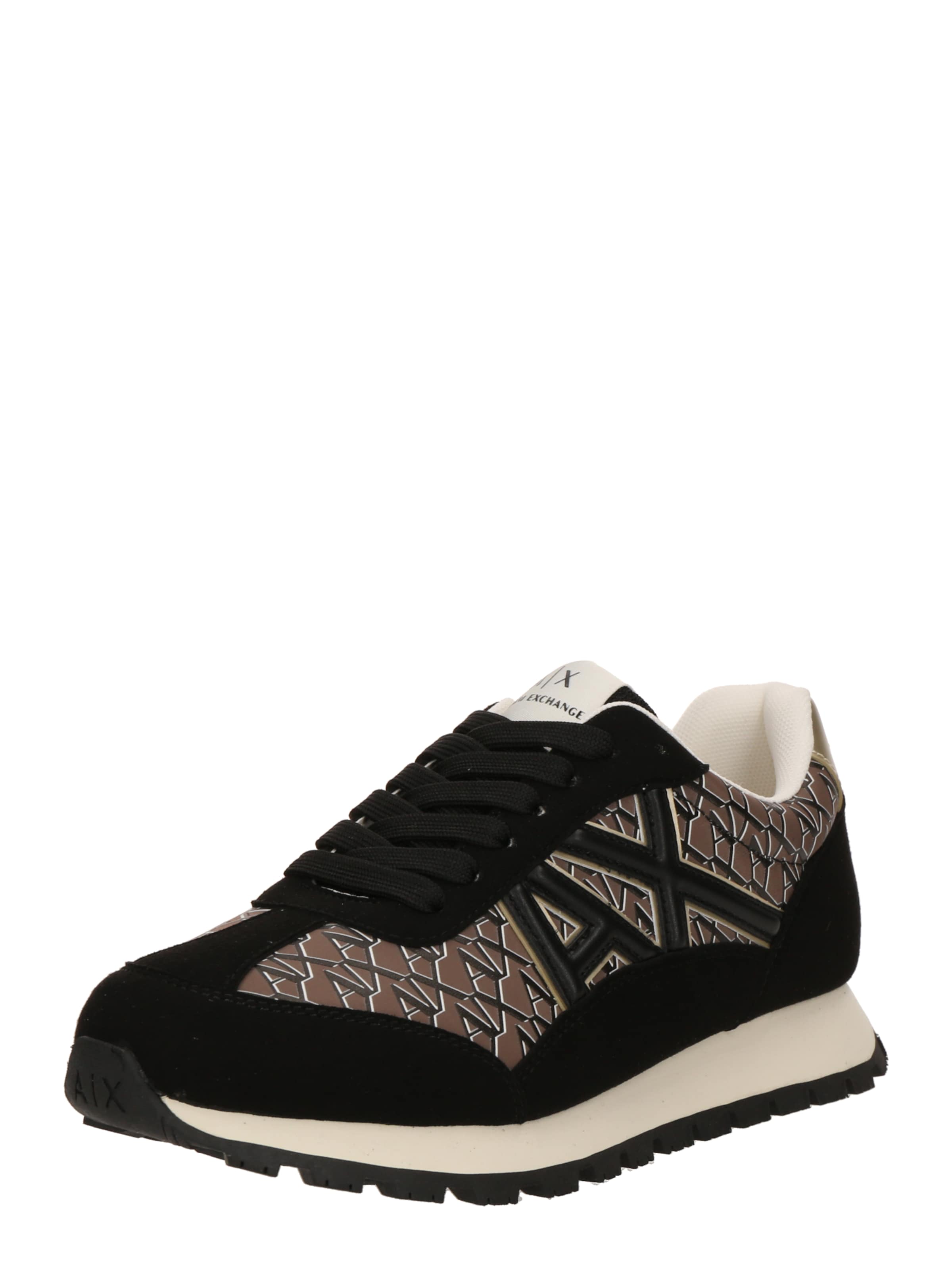 Sneaker bassa di ARMANI EXCHANGE in nero: frontale