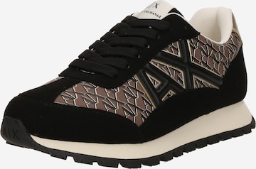 ARMANI EXCHANGE Trampki niskie w kolorze czarny: przód