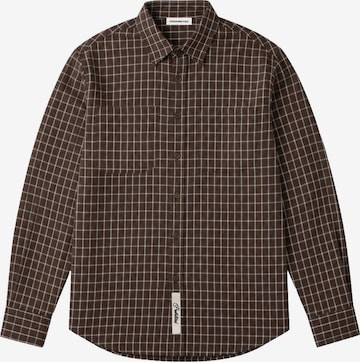 Prohibited Regular Fit Hemd in Braun: Vorderseite