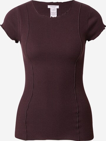 T-shirt rosemunde en marron : devant