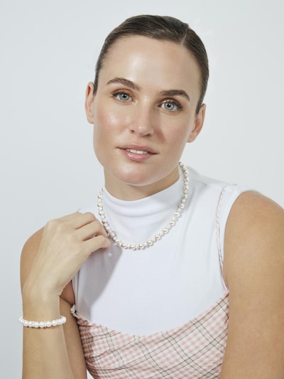 Luxenter Ketting 'Zurgrak' in Onesize in de kleur Zilvergrijs, Productweergave