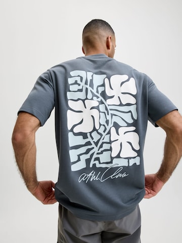 JACK & JONES Shirt 'Abstract' in Grey