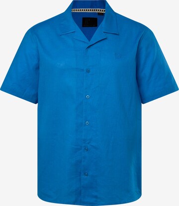 JP1880 Comfort fit Button Up Shirt in Blue: front